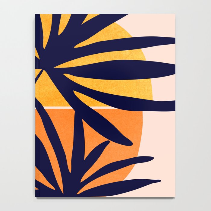Tropical Retro Sunset Notebook Gallery Image 4