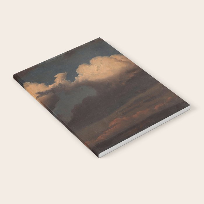 "Cloud Study" by Knud Baade, 1843 Notebook Gallery Image 1