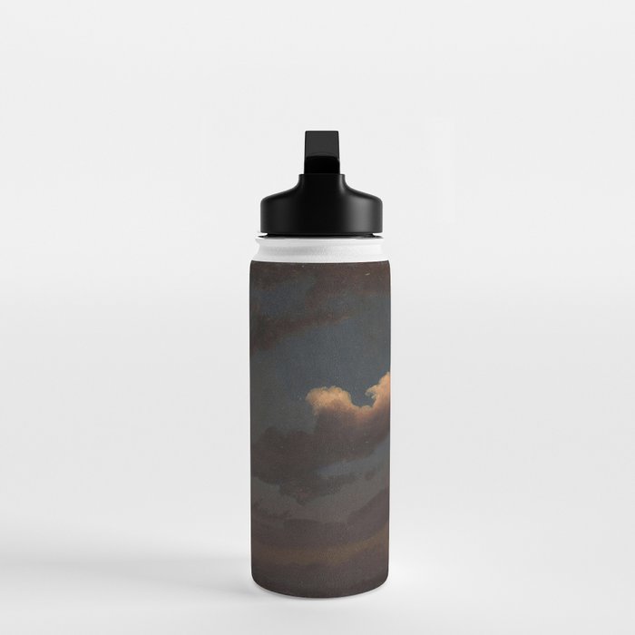 "Cloud Study" by Knud Baade, 1843 Water Bottle Gallery Image 3