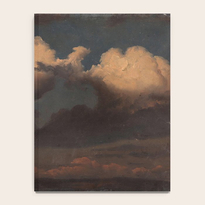 "Cloud Study" by Knud Baade, 1843 Notebook Gallery Image 4