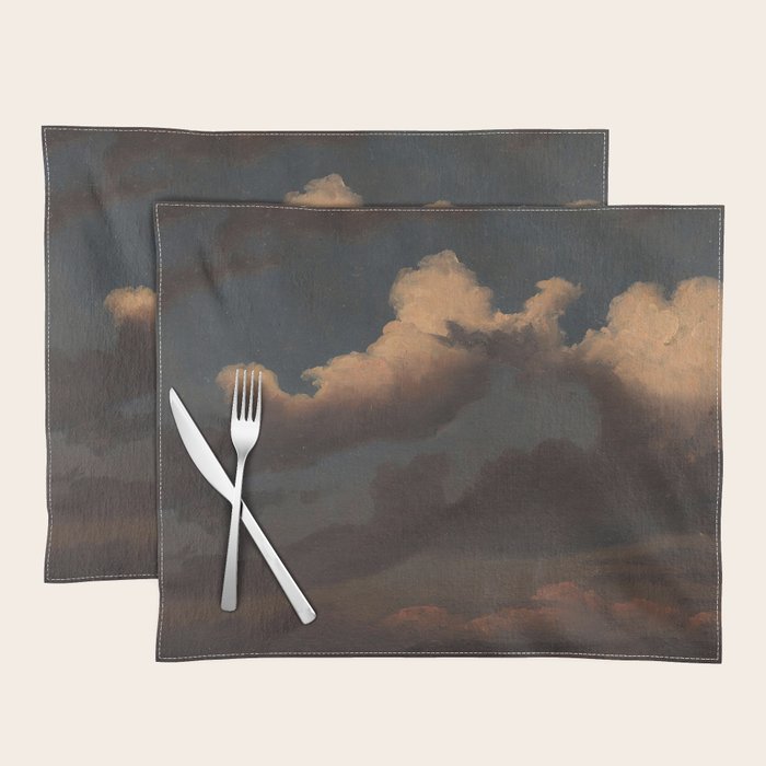 "Cloud Study" by Knud Baade, 1843 Placemat Gallery Image 1