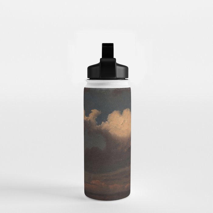 "Cloud Study" by Knud Baade, 1843 Water Bottle Gallery Image 2