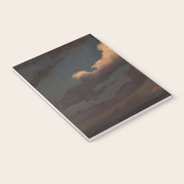 "Cloud Study" by Knud Baade, 1843 Notebook Gallery Image 3