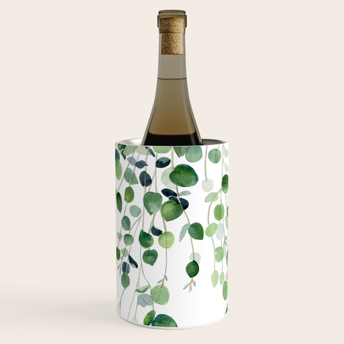 Eucalyptus Watercolor Wine Chiller Gallery Image 3