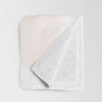 Simple Orange Leaf on Aqua Sun - cut-outs 3  Throw Blanket Gallery Image 3