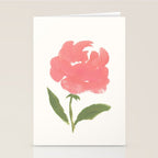Blush Pink Rose - Gouache Painting Stationery Card Gallery Image 2