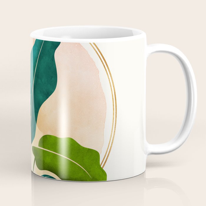 Opening Act Tropical Greenery Coffee Mug Gallery Image 1