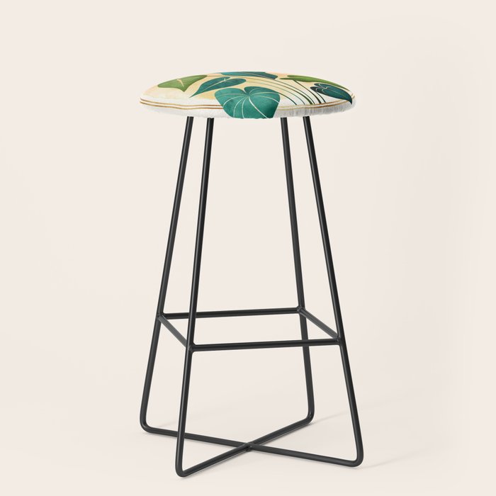 Opening Act Tropical Greenery Stool Gallery Image 1
