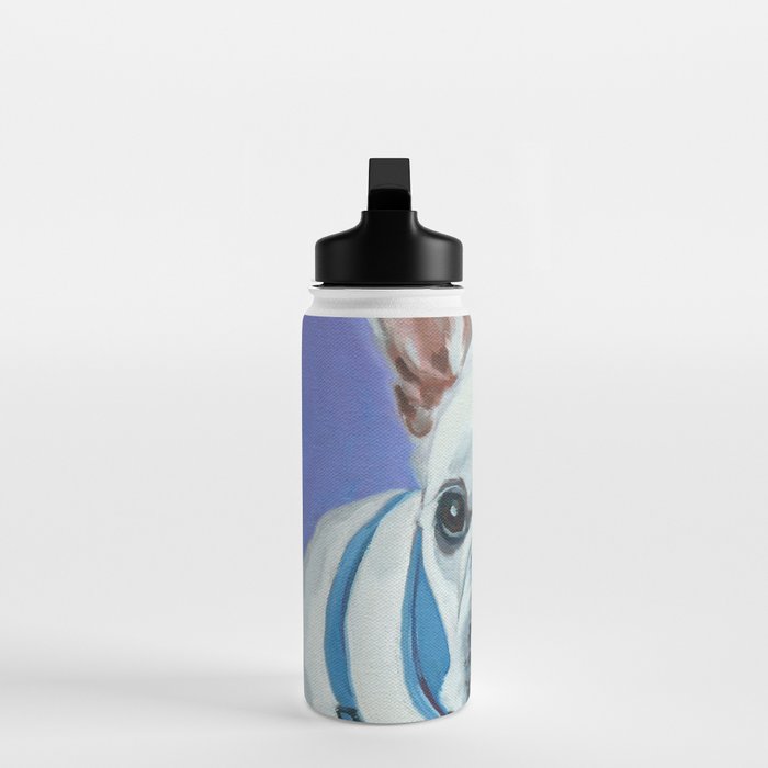 French Bulldog Oil Painting Portrait Water Bottle Gallery Image 3