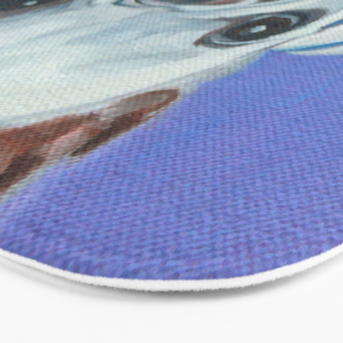 French Bulldog Oil Painting Portrait Bath Mat Gallery Image 3