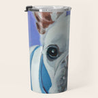 French Bulldog Oil Painting Portrait Travel Mug Gallery Image 3