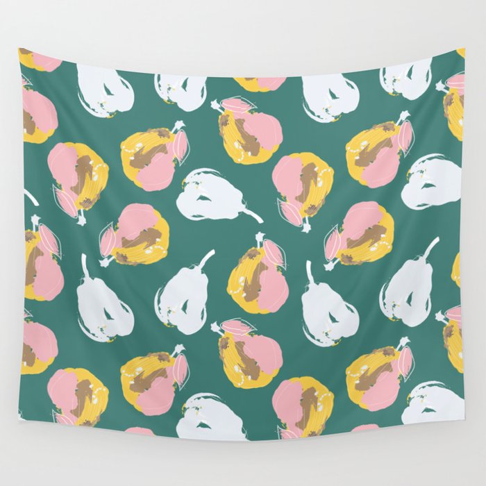 Pear Season Wall Tapestry Gallery Image 4