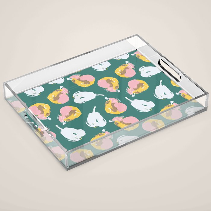Pear Season Acrylic Tray Gallery Image 1