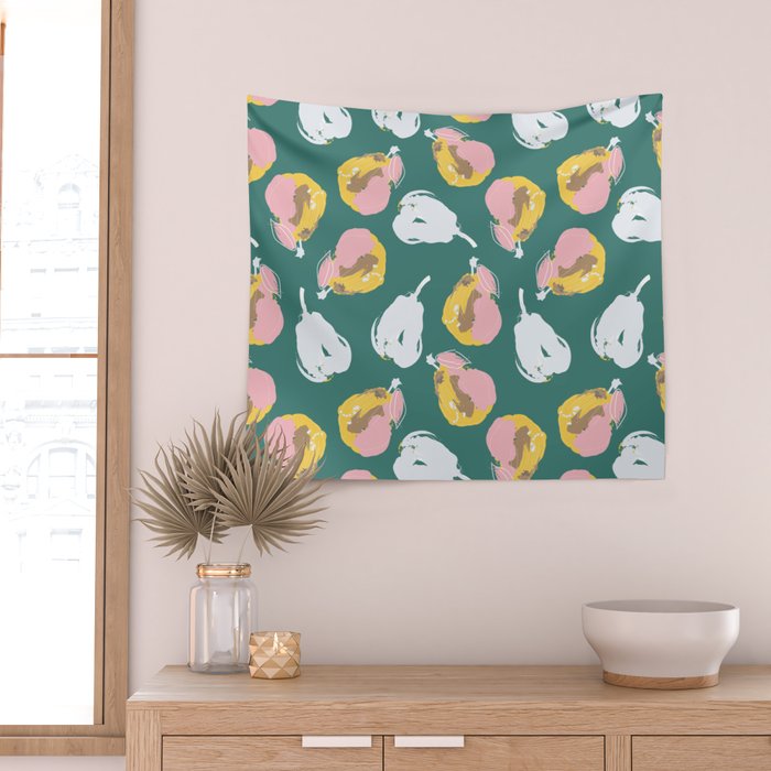 Pear Season Wall Tapestry Gallery Image 2