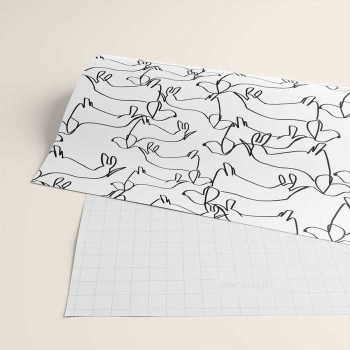 Dachshund Love Wrapping Paper Gallery Image 2