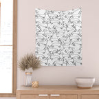 Dachshund Love Wall Tapestry Gallery Image 2