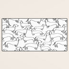 Dachshund Love Desk Mat Gallery Image 3