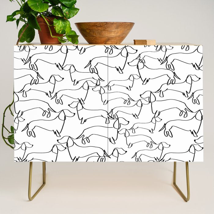 Dachshund Love Credenza Gallery Image 1