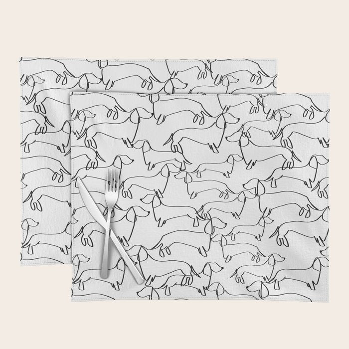 Dachshund Love Placemat Gallery Image 1