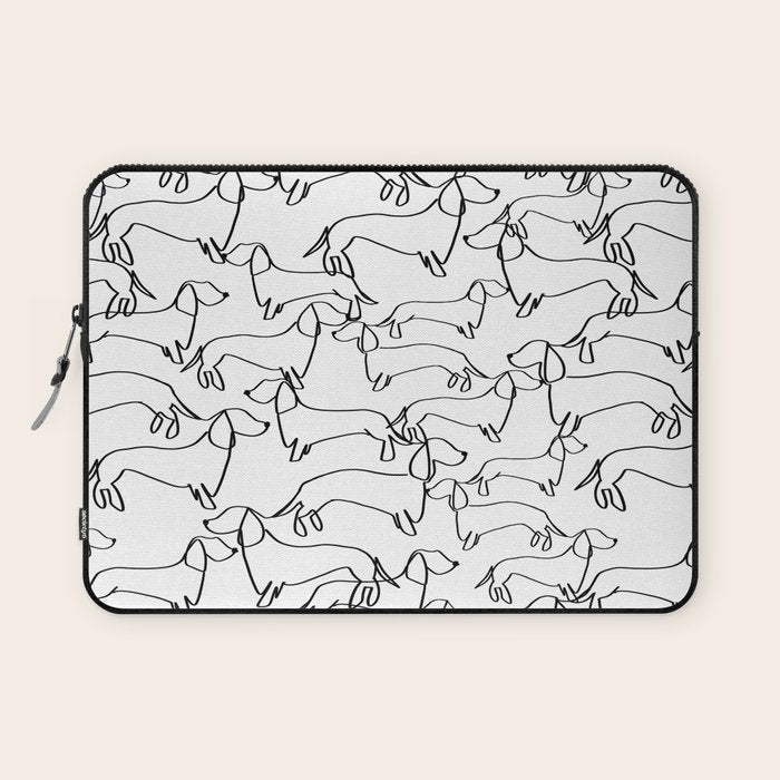 Dachshund Love Laptop Sleeve Gallery Image 1