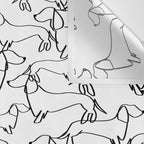 Dachshund Love Wall Tapestry Gallery Image 3