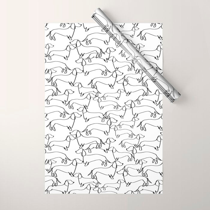 Dachshund Love Wrapping Paper Gallery Image 1