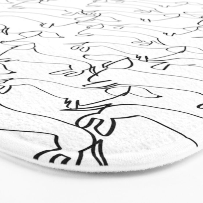 Dachshund Love Bath Mat Gallery Image 3