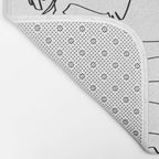 Dachshund Love Bath Mat Gallery Image 2