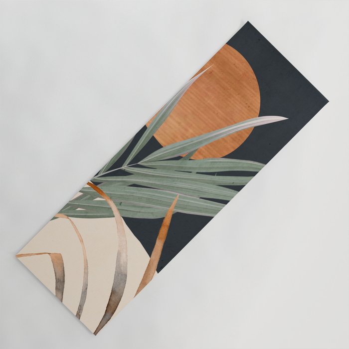 Abstract Art Tropical Leaves 120 Yoga Mat Gallery Image 1