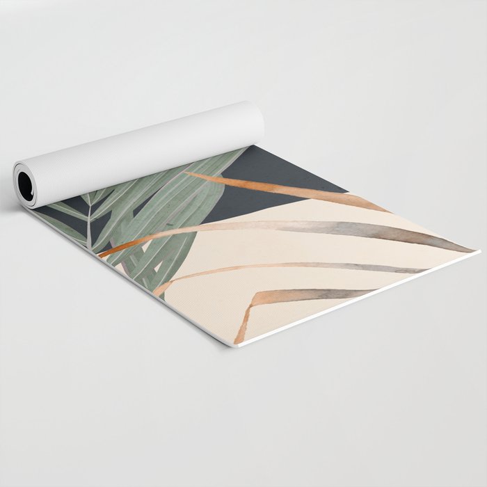 Abstract Art Tropical Leaves 120 Yoga Mat Gallery Image 2