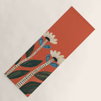 Folk Garden Daisy Pair Yoga Mat Gallery Image 1