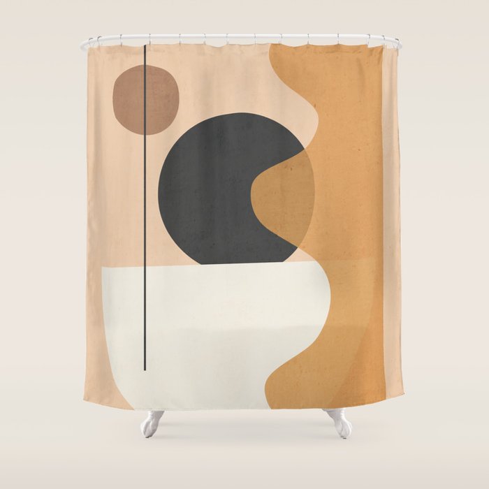 Abstract Art / Shapes 22 Shower Curtain Gallery Image 1