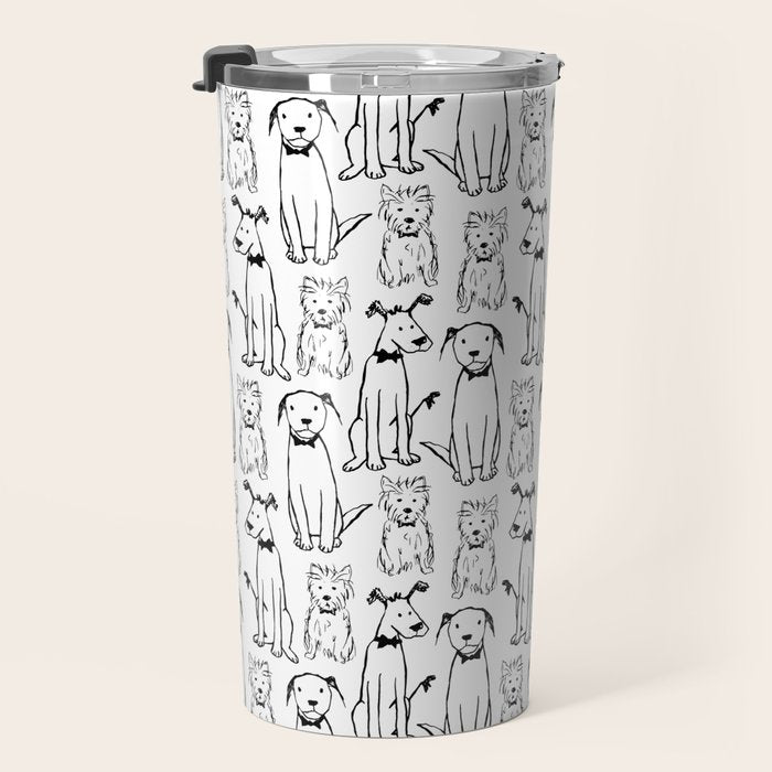 Three dogs Travel Mug Gallery Image 3
