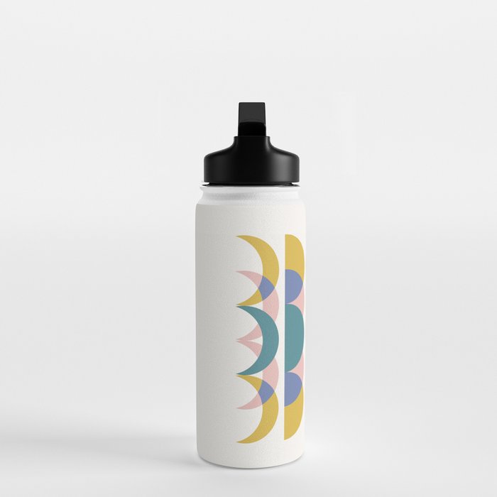 Moon Phases Abstract I Water Bottle Gallery Image 3