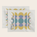 Moon Phases Abstract I Placemat Gallery Image 1
