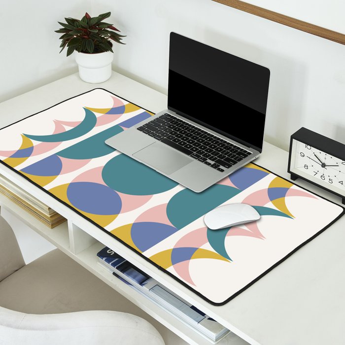 Moon Phases Abstract I Desk Mat Gallery Image 2