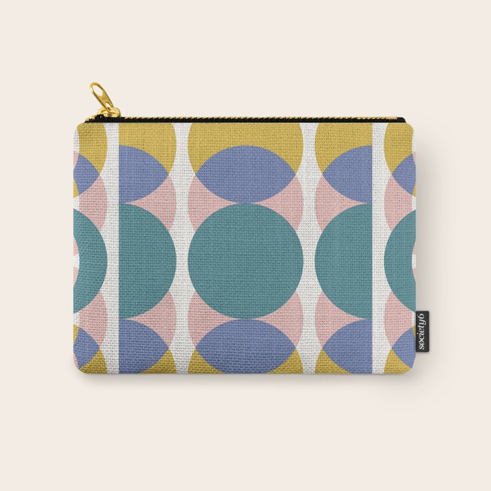 Moon Phases Abstract I Carry All Pouch Gallery Image 1