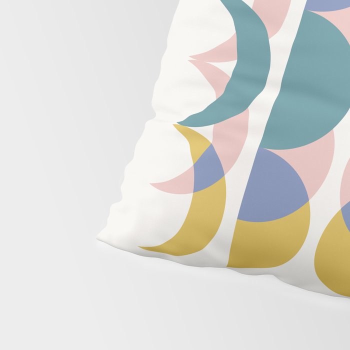 Moon Phases Abstract I Pillow Sham Gallery Image 4