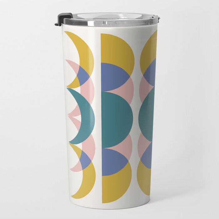 Moon Phases Abstract I Travel Mug Gallery Image 3