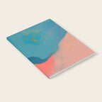 Moon Light On Rainbow Pastel | Night Sky Texture Design Notebook Gallery Image 2