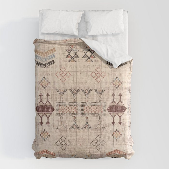 Moroccan Traditional Carpet Arwtork 11 Comforter Gallery Image 6
