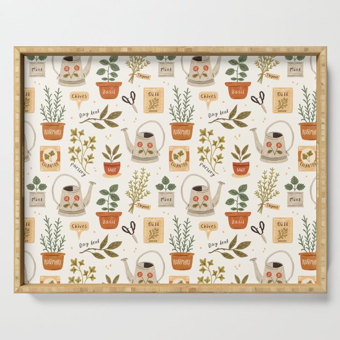 Herb Garden Serving Tray Gallery Image 1