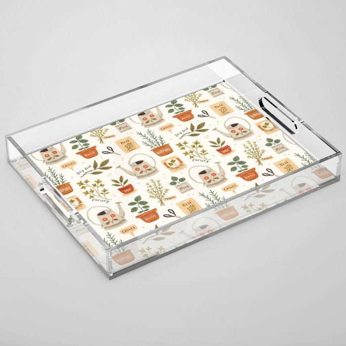 Herb Garden Acrylic Tray Gallery Image 1