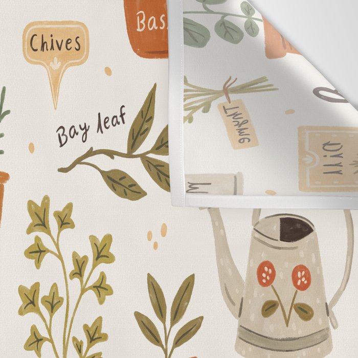 Herb Garden Wall Tapestry Gallery Image 3