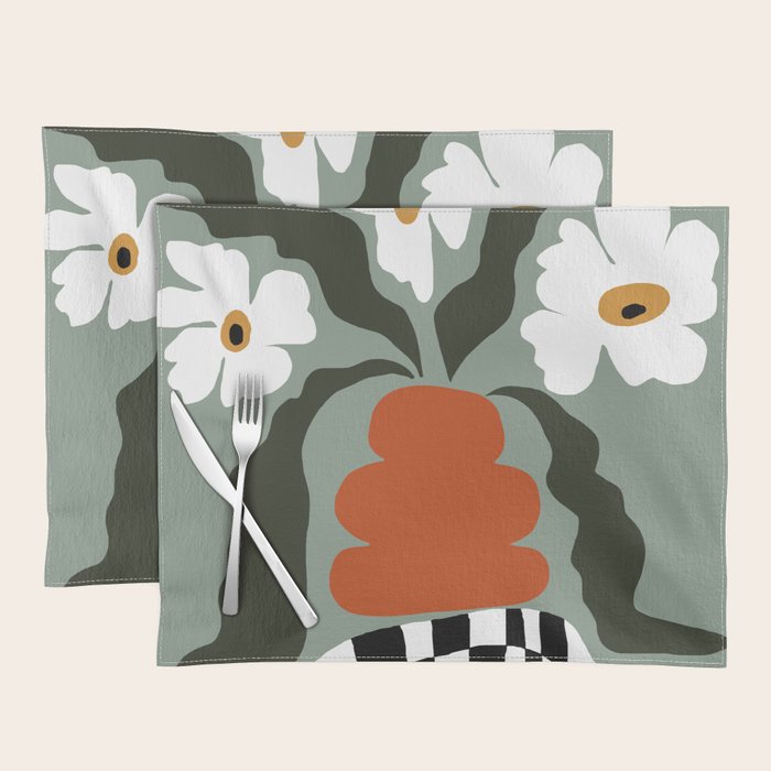 Happy fall floral pottery  Placemat Gallery Image 1