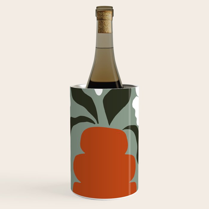 Happy fall floral pottery  Wine Chiller Gallery Image 1