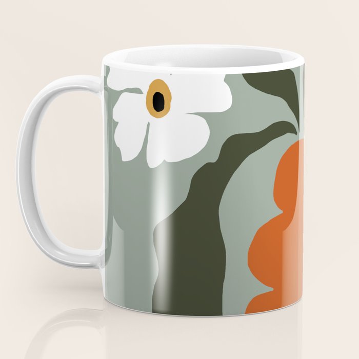Happy fall floral pottery  Coffee Mug Gallery Image 3