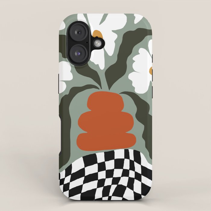 Happy fall floral pottery  iPhone Case Gallery Image 1