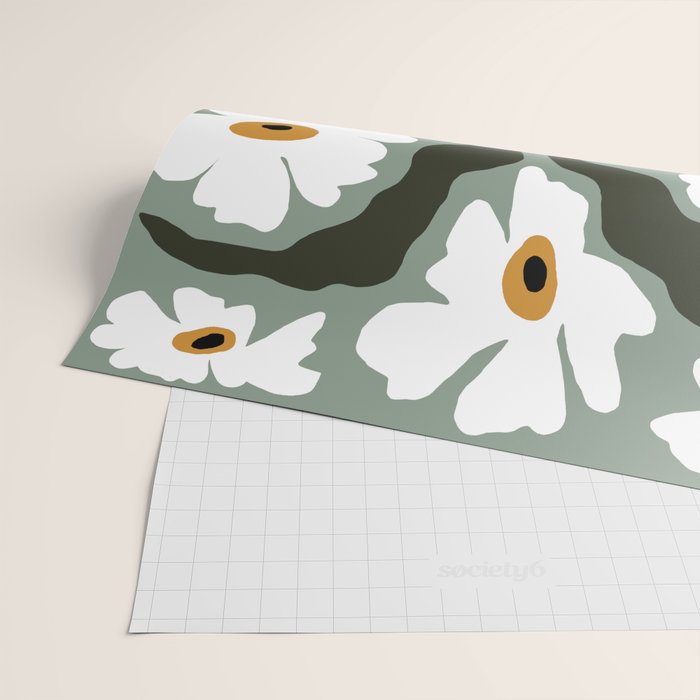 Happy fall floral pottery  Wrapping Paper Gallery Image 2