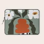 Happy fall floral pottery  Laptop Sleeve Gallery Image 1